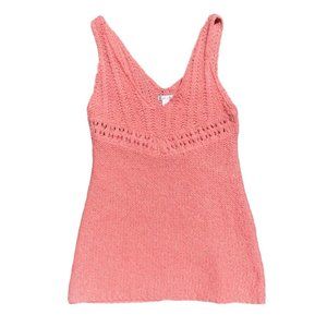 Peach pink knit mini dress in amazing condition